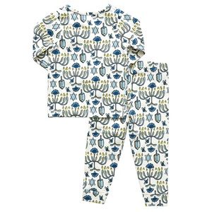 Pink Chicken Hanukkah Holiday Pajamas